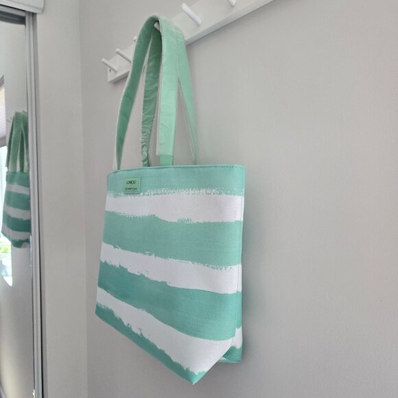 Clinique x Drawbertson Striped Tote Bag – New with Tags - Bright and Fresh - Picture 8 of 16